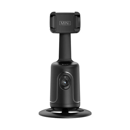 360 degree auto face tracking smartphone gimbal stabilizer with AI smart tracking and tripod for vlogging, live streaming, and video recording