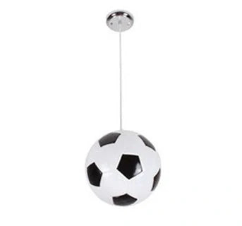 American Retro Basketball Chandelier with adjustable hanging wire and soft LED lighting