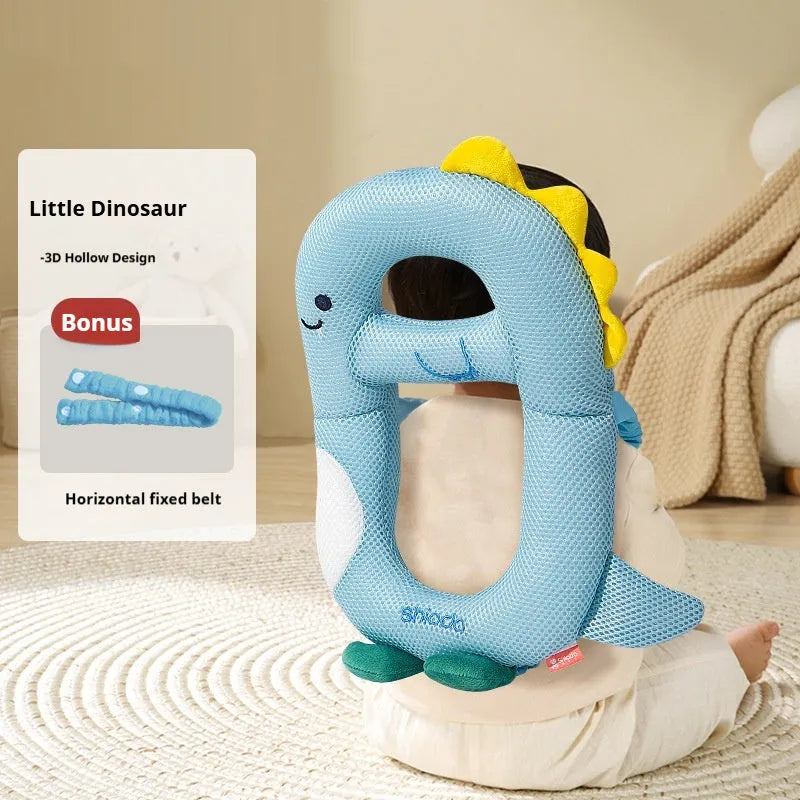 Cartoon anti-collision pillow for baby walking protection with knee pads