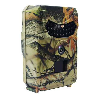 Yellow brown 16MP hunting game camera with infrared night vision and outdoor waterproof rating