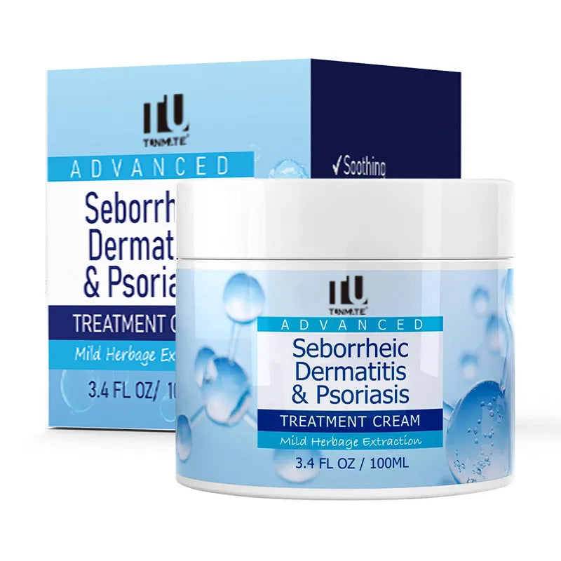 Herbal extraction treatment cream for seborrheic dermatitis and psoriasis, 100ml and 150g