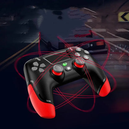 Fruit green wireless Bluetooth gamepad controller for PC, PlayStation, mobile phones and Nintendo Switch.