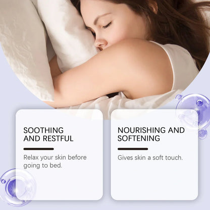 Sleep Magnesium Essence Cream 90g container with honey and magnesium sulfate for overnight skin soothing