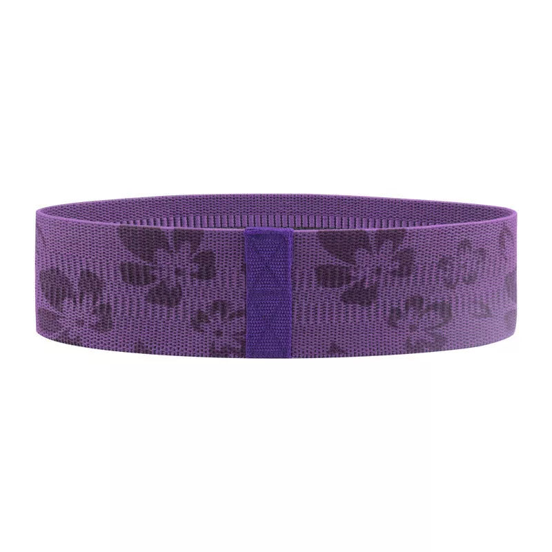 Pure cotton yoga resistance band for buttocks and hip exercises in various colors and sizes