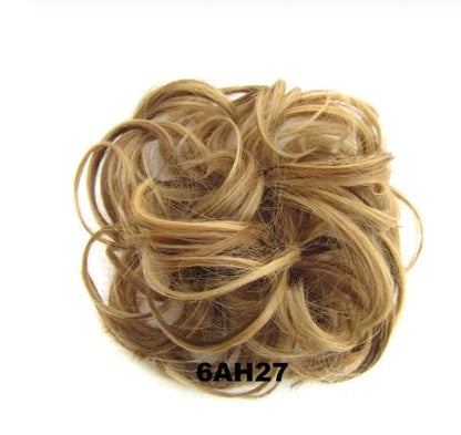 Hair ring wig in various colours from 1# to Burg, showing synthetic fibres and natural hairline for temporary styling