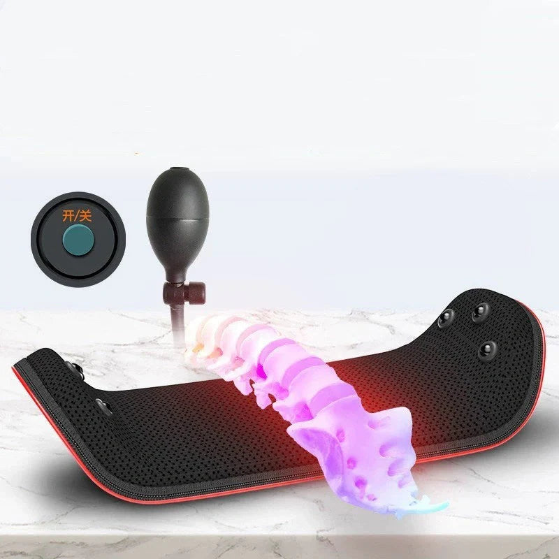 Electric Lumbar Traction Device with adjustable settings for back pain relief