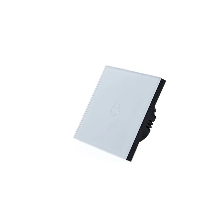 86mm touch switch with tempered glass panel for low power lighting in UK homes