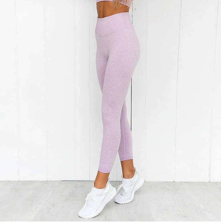 Cotton blend yoga exercise suit in various colours for flexible and comfortable practice