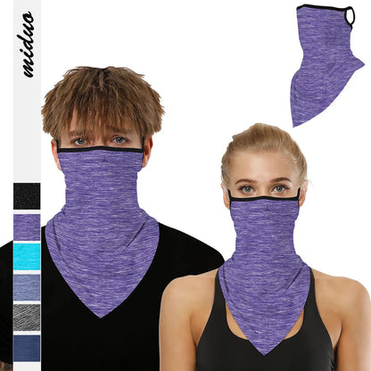 Breathable magic triangle scarf in various colors for outdoor sports