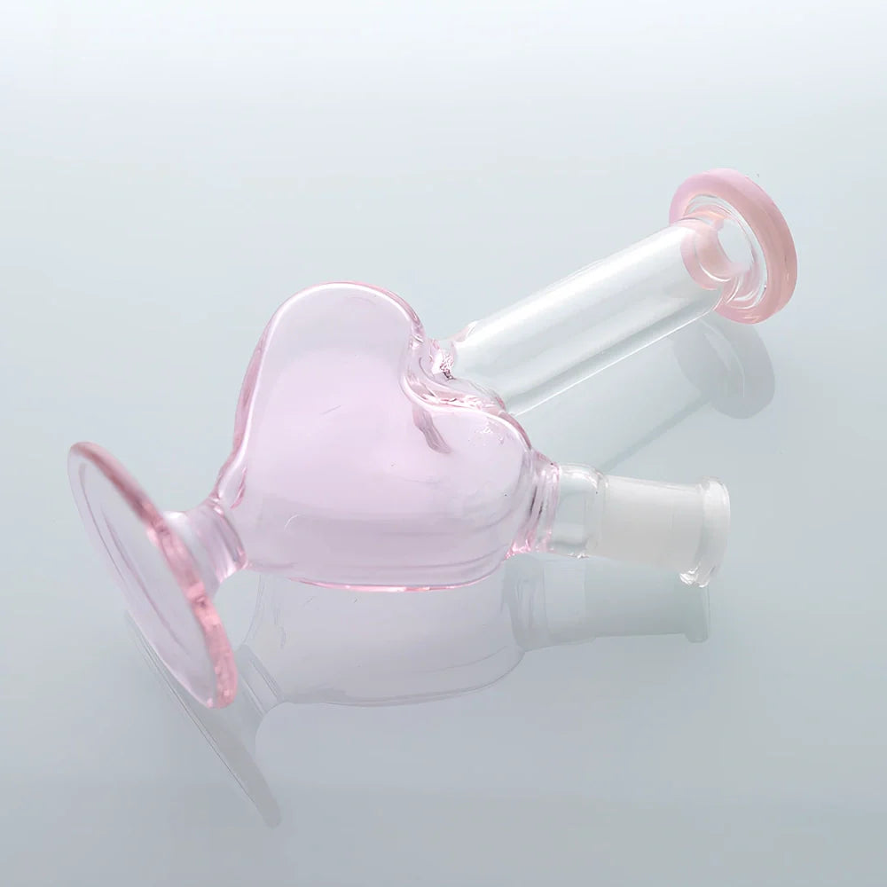 Geometric high borosilicate glass atomizer pendant with polished surface in green colour option