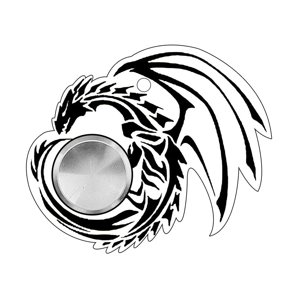 Stylish Fidget Spinner Keychain with Vibrant Designs for Stress and Anxiety Relief