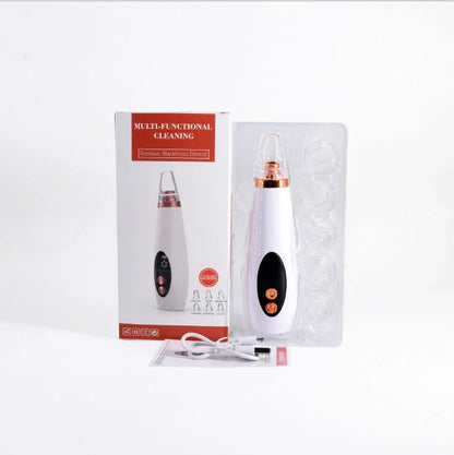 Microcrystalline Blackhead Removal Device with powerful suction for deep pore cleansing and flawless skin