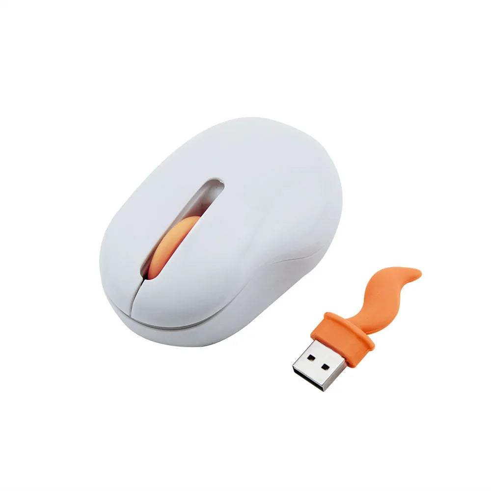 Pink wireless silent mouse, 1200 DPI optical, 2.4GHz USB, 96 x 60 x 40mm, touch wheel
