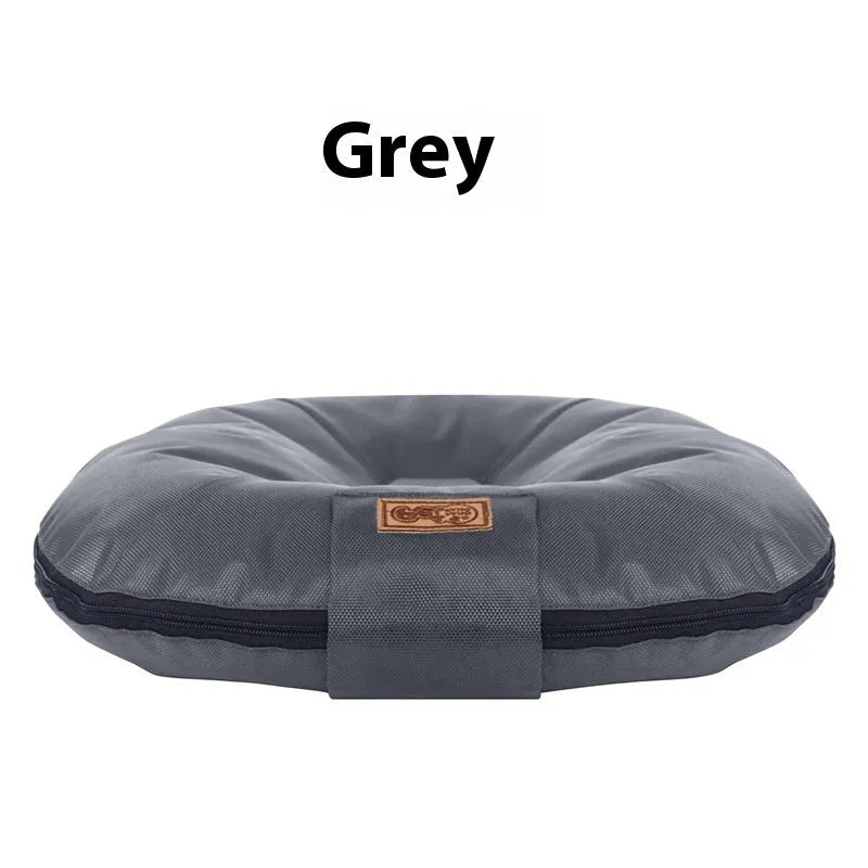Removable Oxford cloth pet mattress for dogs with PP cotton filling in black, grey, red or brown