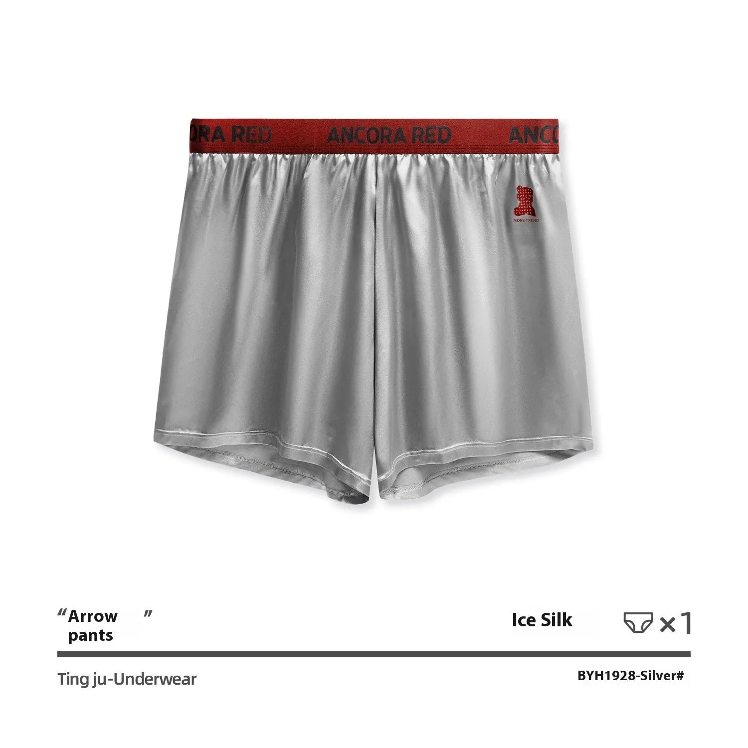 Men's solid colour boxer briefs in black, shown flat, highlighting the mid-waist design and knitted fabric texture.