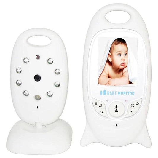 Wireless Baby Video Monitor with Two-Way Talk, Temperature Monitoring, and Night Vision