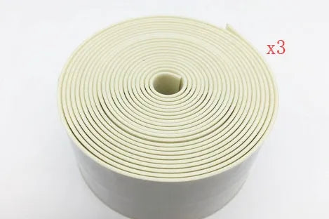 PVC wall corner protection tape roll showing 3.8cm width and porcelain white colour