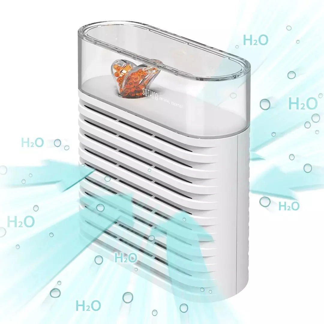 Recyclable Cabinet Dehumidification Box with visual moisture indicator and compact design