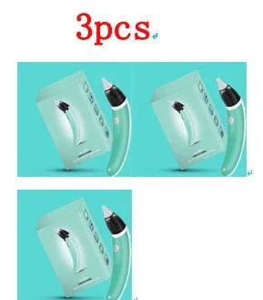 An electric nasal aspirator with adjustable suction levels, soft silicone tip, and BPA-free materials for effectively and comfortably clearing baby's congestion