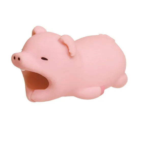 Animal-themed cable protector sleeve for Apple iPhone charging cables