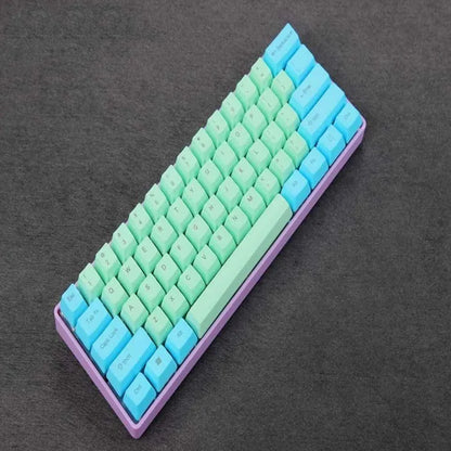 Poker keycap set for 60% mechanical keyboard with wired PS/2 black interface and five colour options
