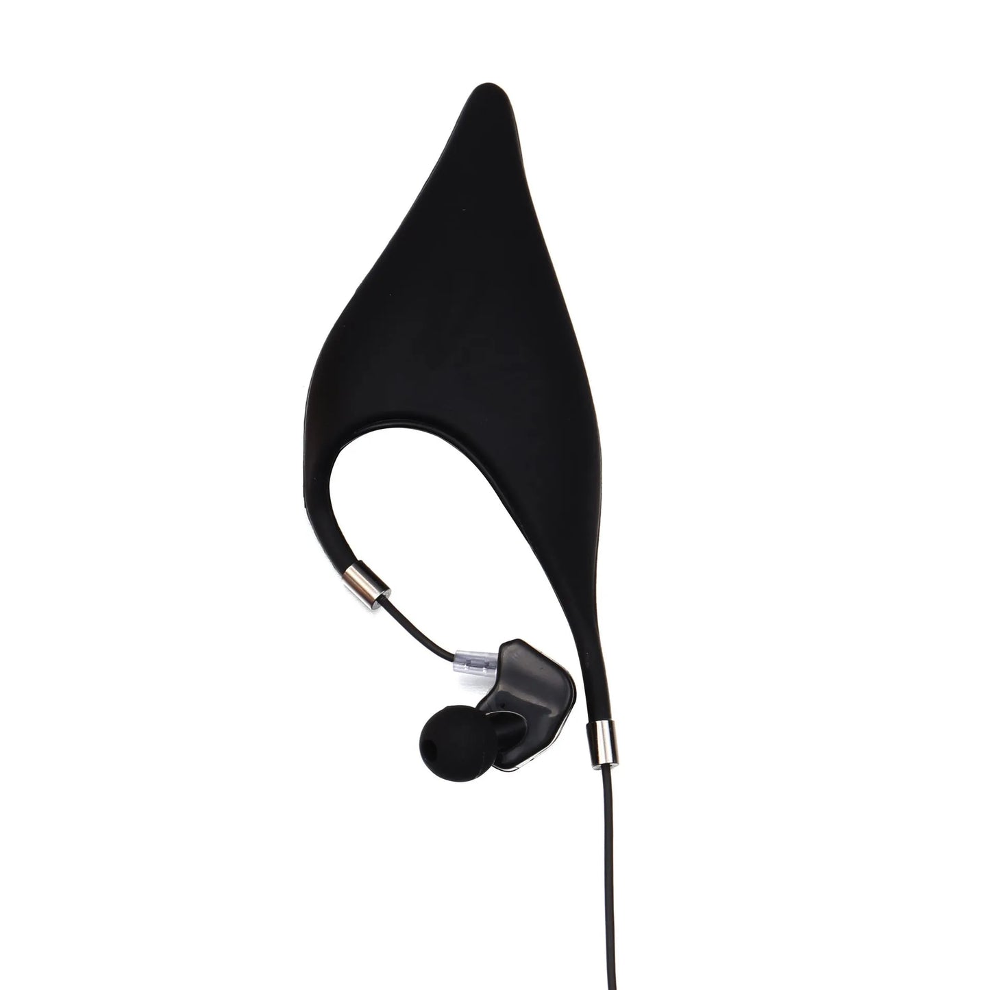 Cartoon elf ear wired headphones with 3.5mm audio plug and microphone for cosplay and gaming