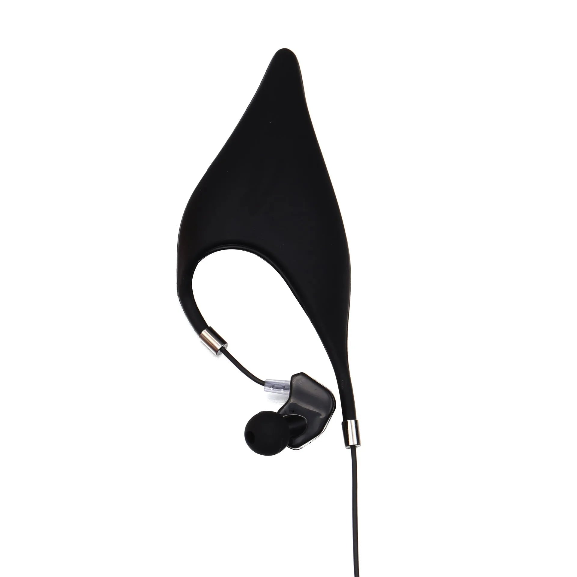 Cartoon elf ear wired headphones with 3.5mm audio plug and microphone for cosplay and gaming