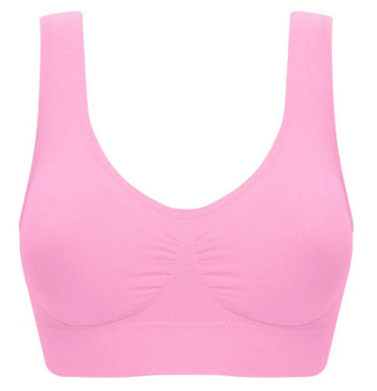 Comfortable women's yoga sports bra top for workouts and fitness activities