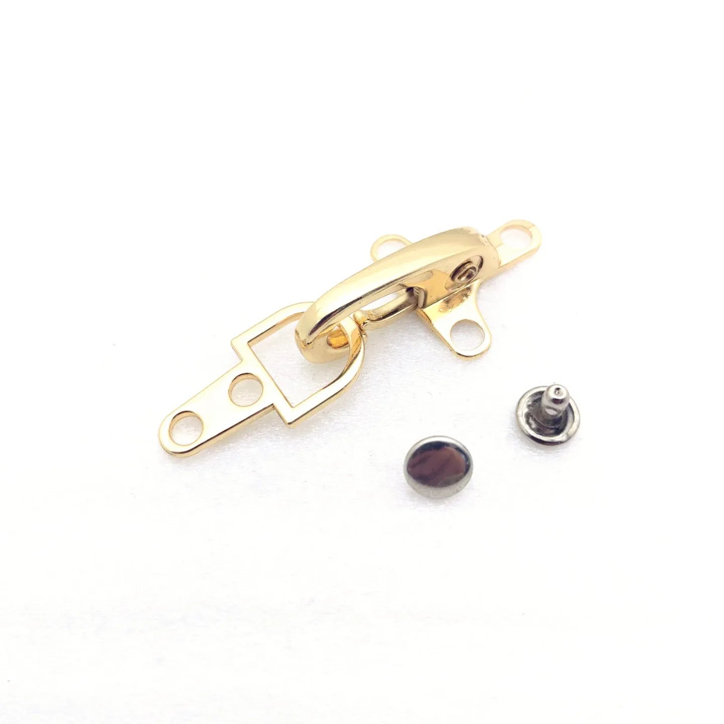 Zinc alloy aircraft buckle decorative clip in bronze, gold, gun, or silver finish.