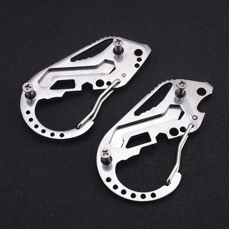 Durable outdoor key clip with bottle opener for adventurers
