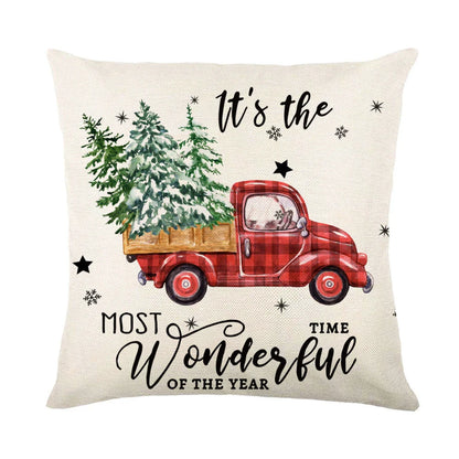 Cozy snowflake throw pillow covers with vibrant holiday designs in multiple color options