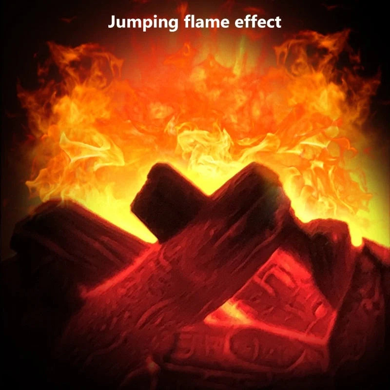 Dynamic Vision 3D Flame Touch Simulation Fireplace Lantern with realistic flame effect