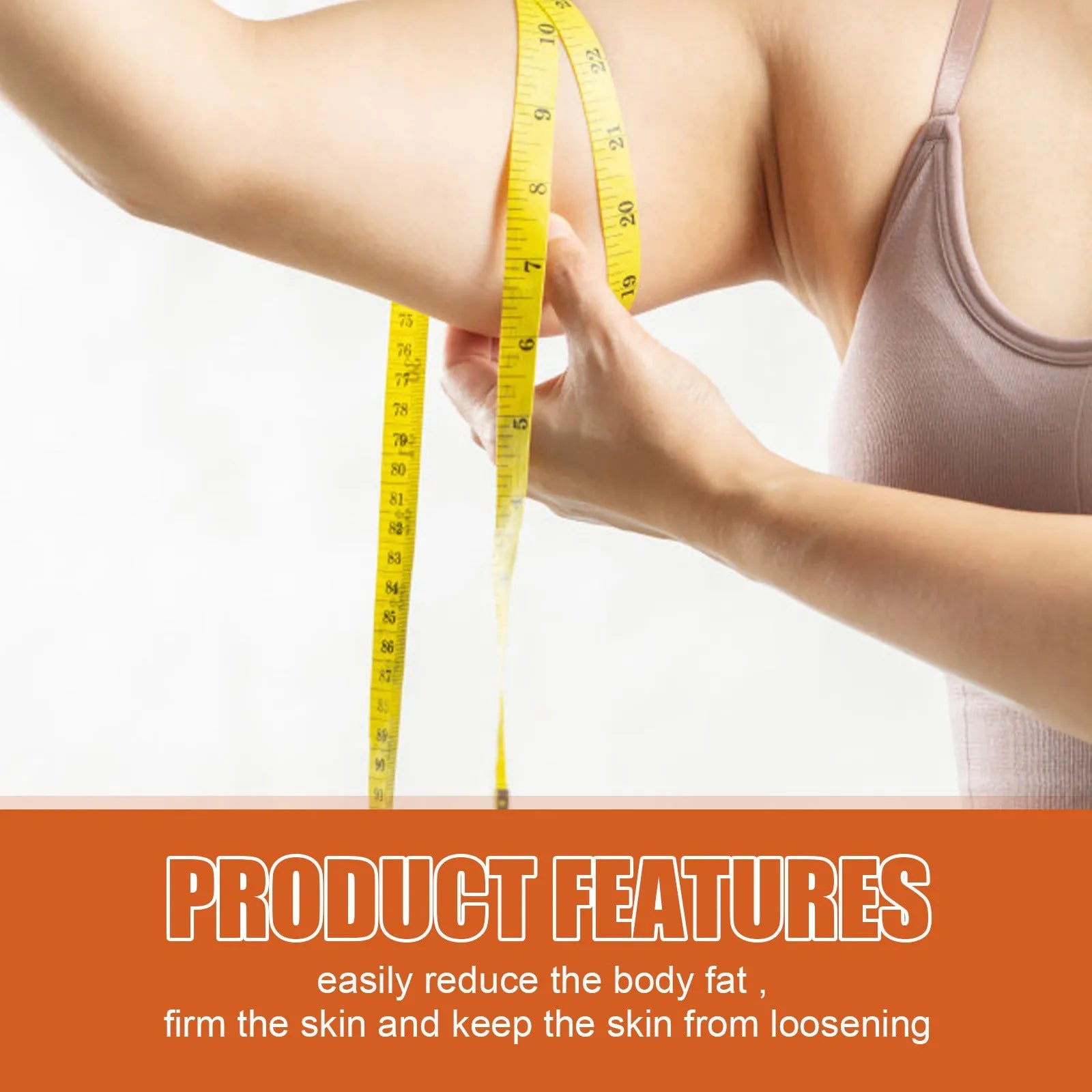 Body care cream tube with herbal ingredients measuring 12.5cm by 3cm