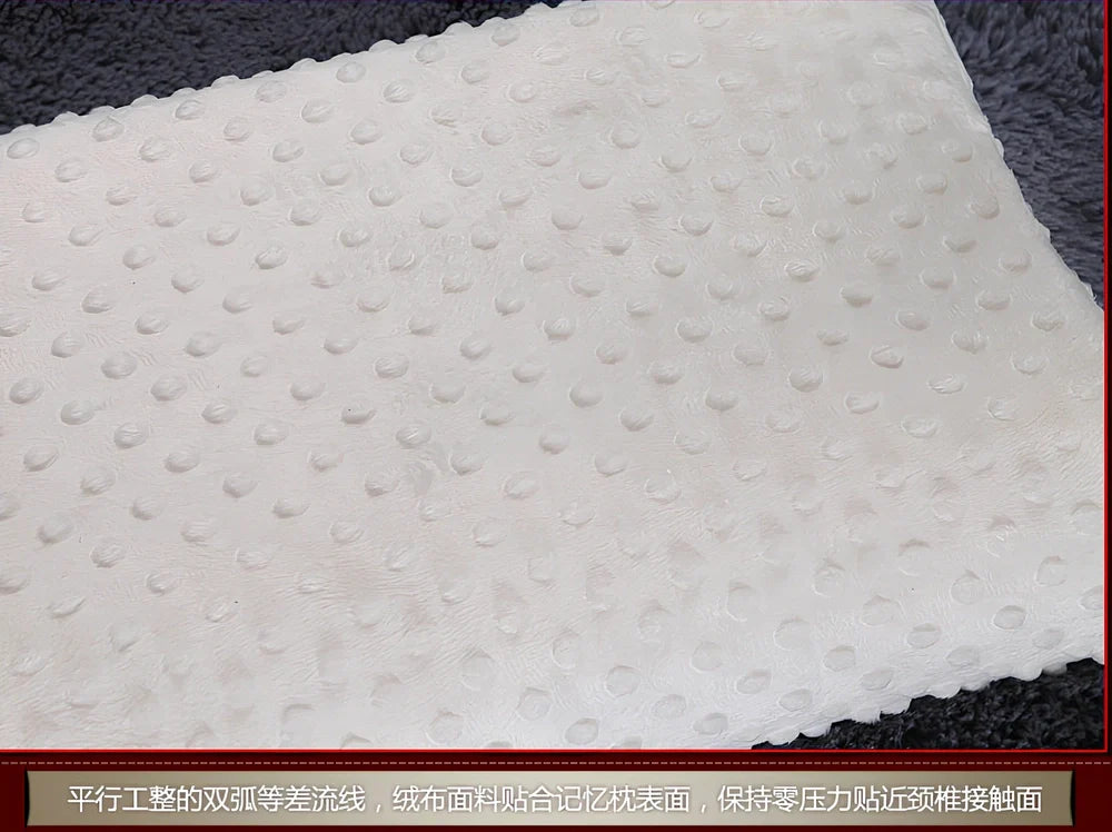 Bamboo fibre cervical pillow with slow rebound memory foam in four size options for neck support