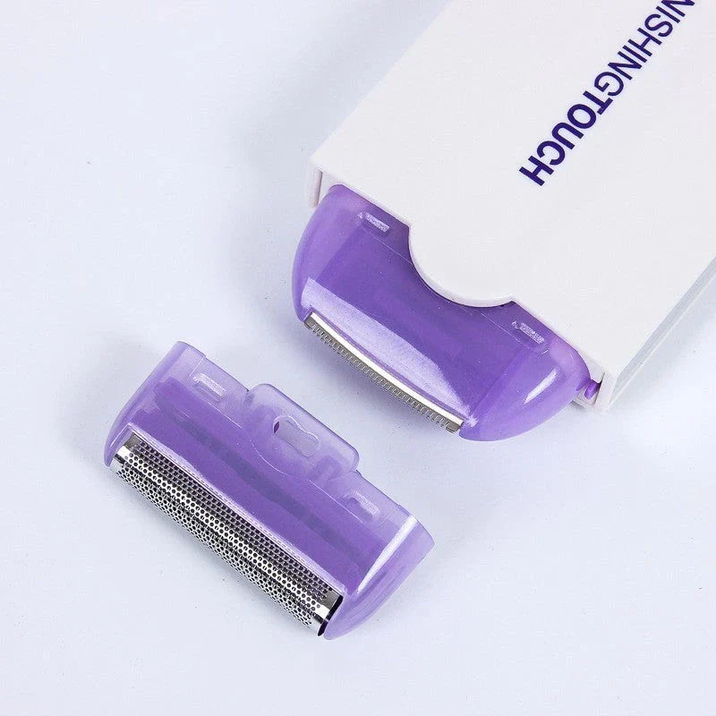 Cordless facial hair remover with micro-oscillation technology for painless, smooth hair removal on sensitive skin