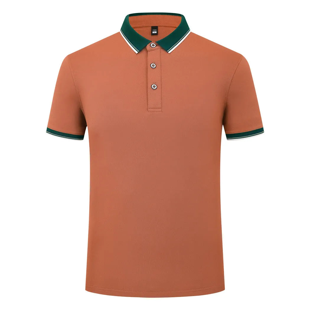 185g print polo shirt in straight pullover fit, short sleeve, colour matching, sizes S to 4XL
