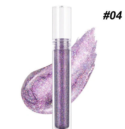 15 Colour Laser Lip Lacquer tubes showing waterproof formula with laser powder technology