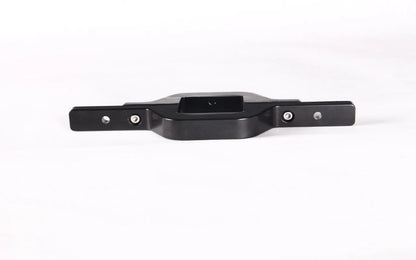 Black steel trailer hook lamp mounting bracket for off-road vehicle towing accessories