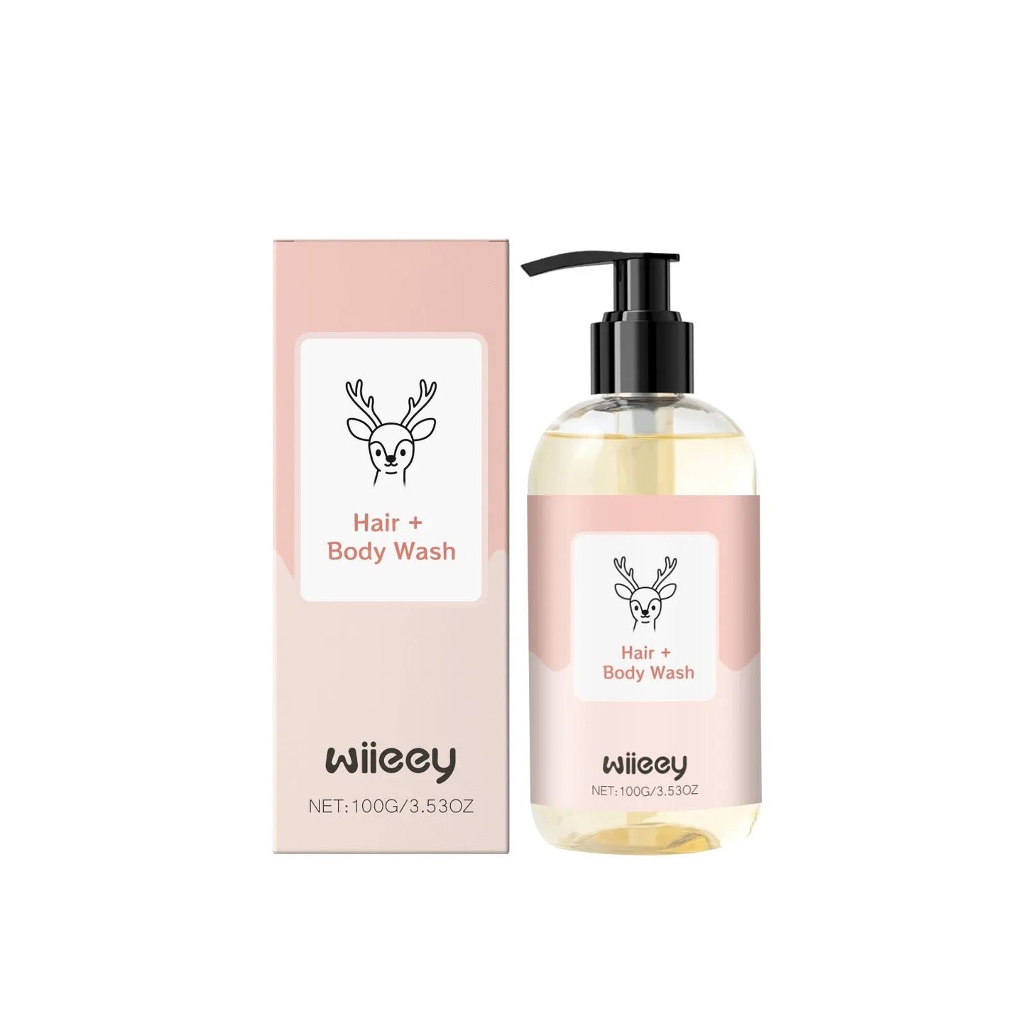 100g bottle of low sensitivity washing and bathing two-in-one product with oat seed extract and lactobacillus ferment for gentle cleansing
