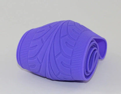 Anjiemei Silicone Steering Wheel Cover in various colours with crocodile pattern design