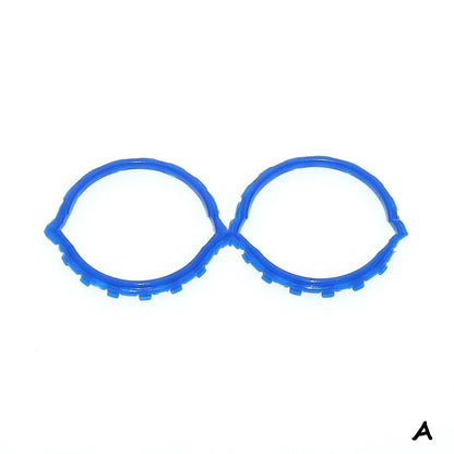 PS5 controller decorative ring in ten colour options including blue, green, pink, purple, red, and yellow