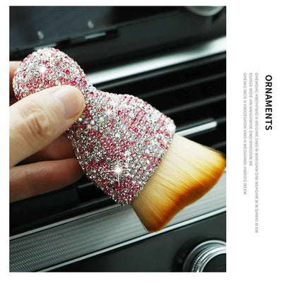 10cm car interior soft brush for dust removal from dashboard vents and seats
