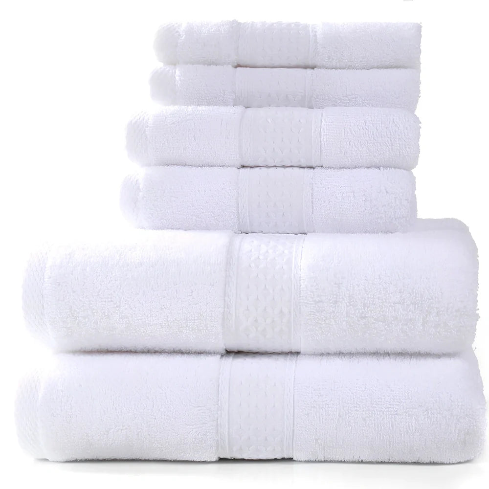 Pure cotton towel set showing bath towel, towel, and square towel in bamboo green colour
