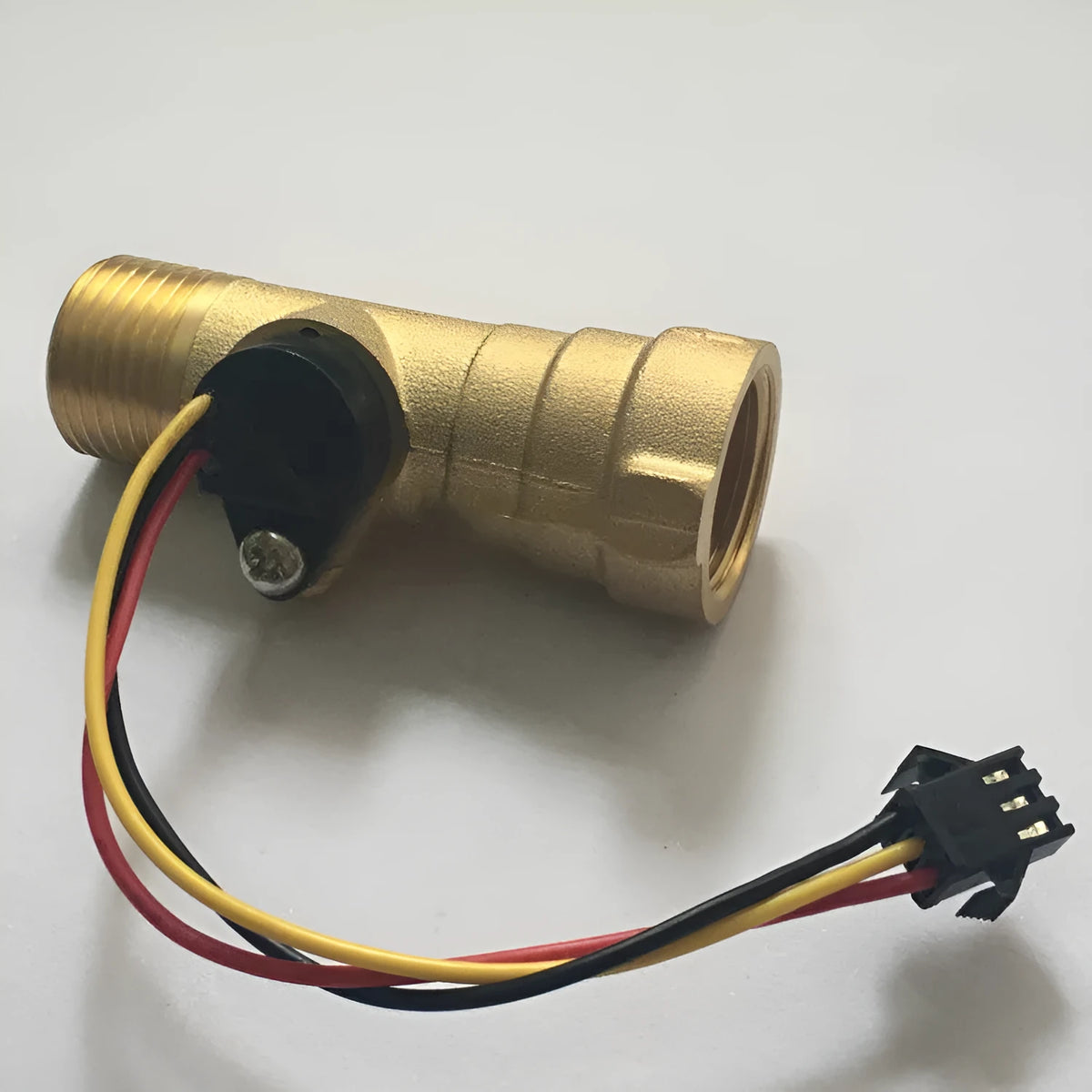 Impeller type water flowmeter with copper body, 60 m3/h measuring range, for garden irrigation water flow measurement