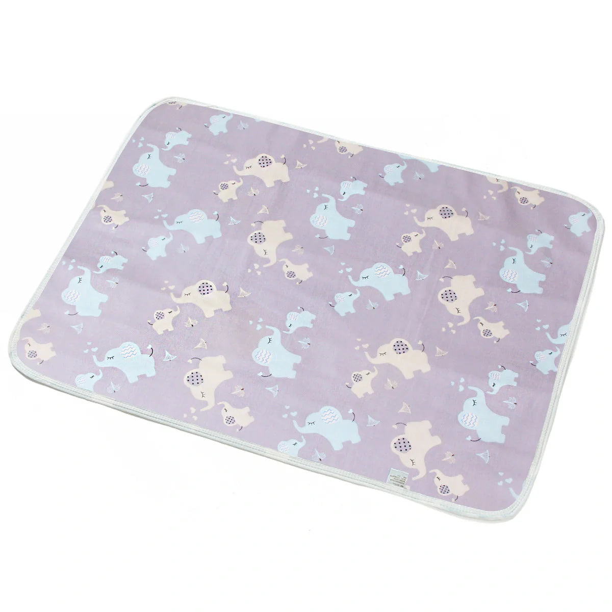 Breathable cotton cartoon waterproof baby changing pad with various patterns