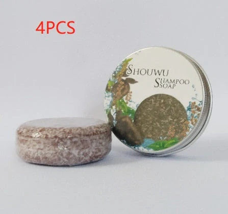 Natural Polygonum Ginseng Shampoo Soap for healthy, nourished hair