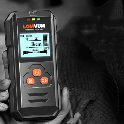 Multifunctional wall detector tool for locating hidden wires, pipes and studs behind walls