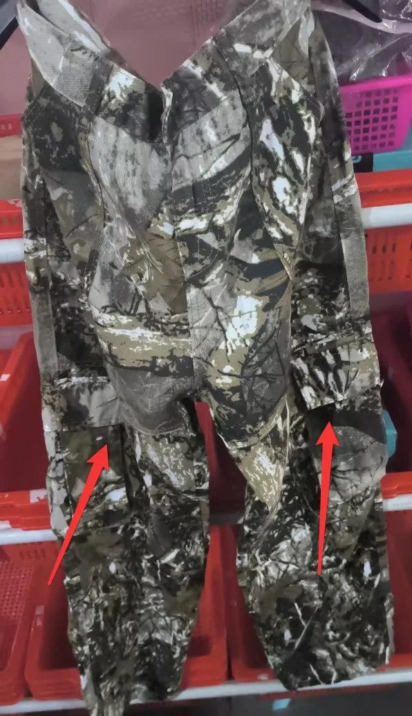 Women's casual camouflage cargo pants with multiple pockets for summer wear