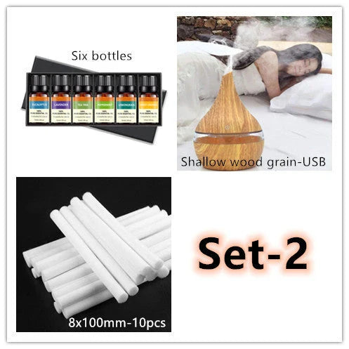 Elegant ultrasonic essential oil diffuser with whisper-soft mist and soothing aromas for relaxing home ambience