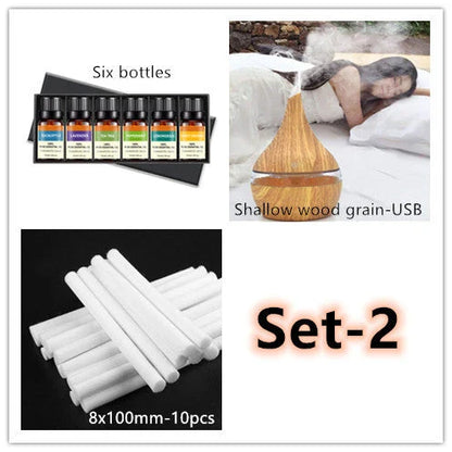 Elegant ultrasonic essential oil diffuser with whisper-soft mist and soothing aromas for relaxing home ambience